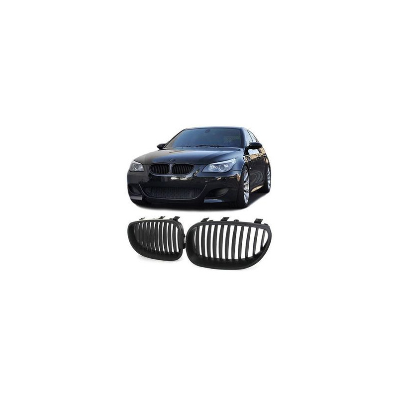 CALANDRE BMW SERIE 5 E60 E61 BERLINE TOURING 7/2003-3/2010 NOIRE HARICOT GRILLE