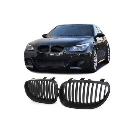 CALANDRE BMW SERIE 5 E60 E61 BERLINE TOURING 7/2003-3/2010 NOIRE HARICOT GRILLE