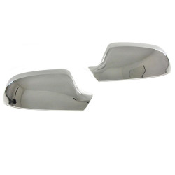 2 COQUES RETRO RETROVISEURS CHROME AUDI A4 8E B6 AVANT 09/2001-12/2004