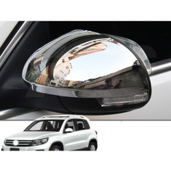 2 COQUES RETRO RETROVISEURS CHROME VW SHARAN II 2 TYPE 7N A PARTIR DE 09/2010