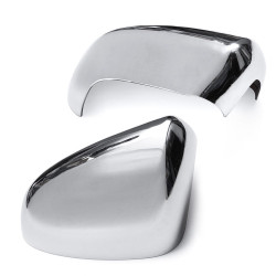 2 COQUES RETRO RETROVISEURS CHROME NISSAN QASHAI I 1 JJ10 J10 02/2007-12/2013