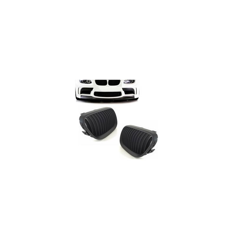 CALANDRE BMW SERIE 3 COUPE CABRIOLET E92 E93 2/2010-9/2014 NOIRE HARICOT GRILLE