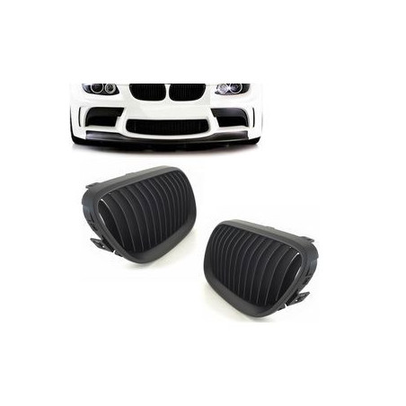 CALANDRE BMW SERIE 3 COUPE CABRIOLET E92 E93 2/2010-9/2014 NOIRE HARICOT GRILLE