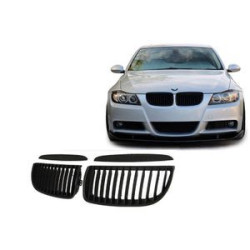CALANDRE BMW SERIE 3 E91 E90 BERLINE TOURING 9/2004-8/2008 NOIRE HARICOT GRILLE