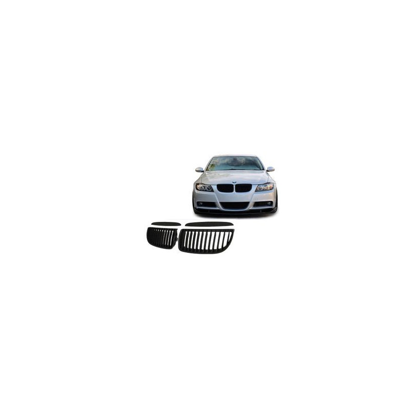 CALANDRE BMW SERIE 3 E91 E90 BERLINE TOURING 9/2004-8/2008 NOIRE HARICOT GRILLE