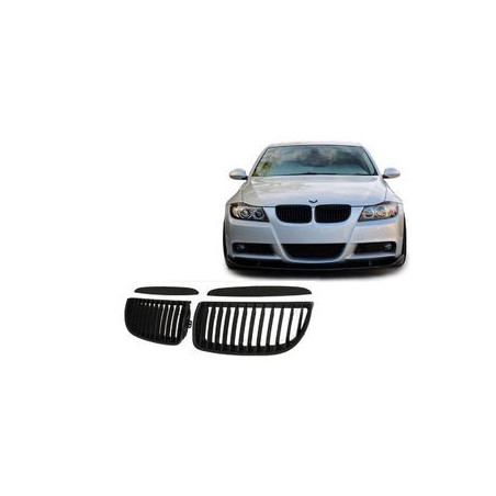 CALANDRE BMW SERIE 3 E91 E90 BERLINE TOURING 9/2004-8/2008 NOIRE HARICOT GRILLE