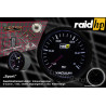 MANOMETRE A DEPRESSION -1 A 0 BARS NOIR RAID HP 660177 SPORT PRECISION MANO 52MM