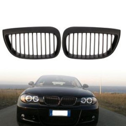 CALANDRE BMW SERIE 1 E87 5 PORTES 2004-2007 TOUS MODELES NOIRE HARICOT GRILLE