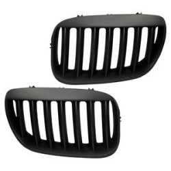 CALANDRE BMW X5 E53 PHASE 2 11/2003-1/2007 NOIRE MAT HARICOT GRILLE