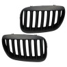 CALANDRE BMW X5 E53 PHASE 2 11/2003-1/2007 NOIRE MAT HARICOT GRILLE