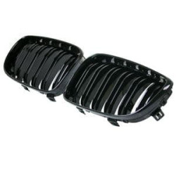 GRILLE BMW SERIE 1 E87 E81 3 5 PTS E82 E88 2007-2011 PERFORMANCE M NOIR BRILLANT