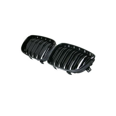 GRILLE BMW SERIE 1 E87 E81 3 5 PTS E82 E88 2007-2011 PERFORMANCE M NOIR BRILLANT