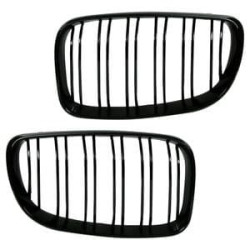 GRILLE BMW SERIE 1 E87 E81 3 5 PTS E82 E88 2007-2011 PERFORMANCE M NOIR BRILLANT