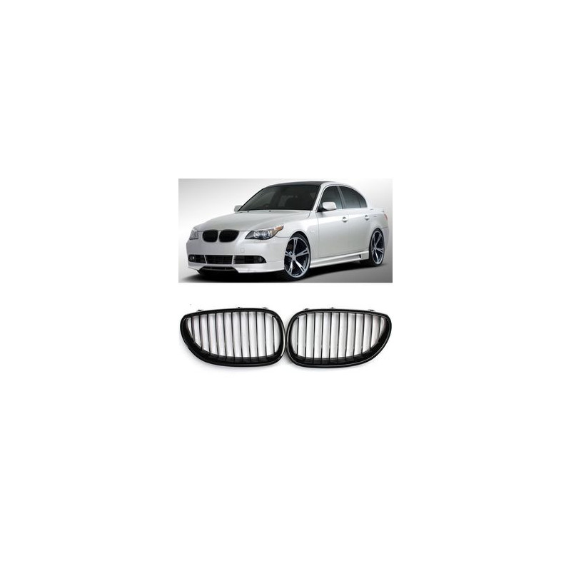 CALANDRE BMW SERIE 5 E60 E61 BERLINE TOURING 7/2003-3/2010 NOIRE BRILLANT GRILLE