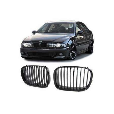 CALANDRE BMW SERIE 5 E39 BERLINE TOURING 11/1995-6/2003 NOIRE BRILLANT GRILLE