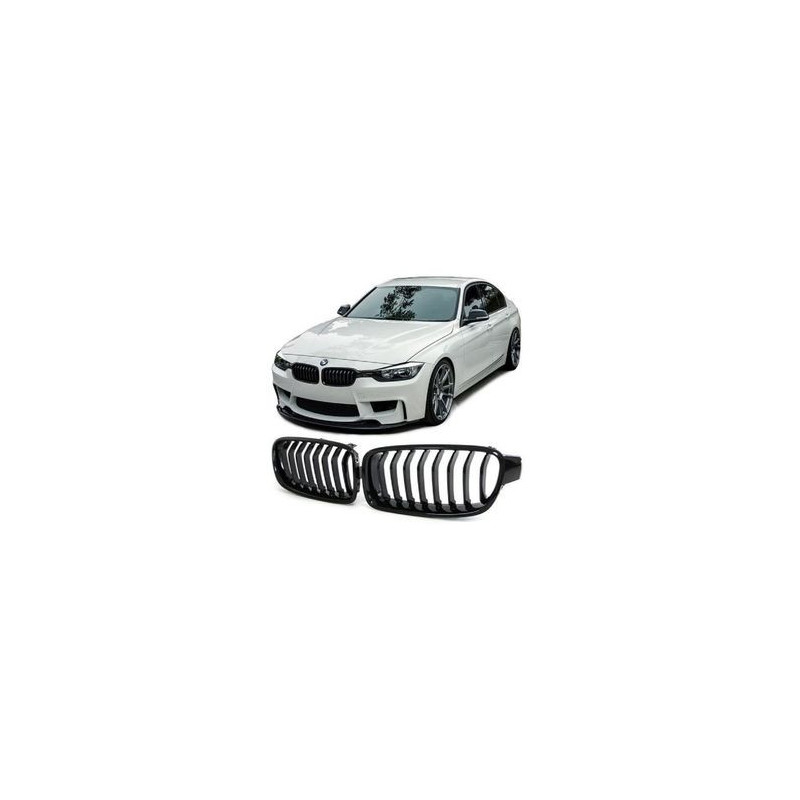 CALANDRE BMW SERIE 3 F30 F31 BERLINE TOURING APRES 2011 NOIRE HARICOT GRILLE
