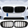 CALANDRE BMW SERIE 5 BERLINE TOURING 9/2009-3/2017 NOIRE BRILLANT GRILLE DOUBLE