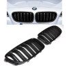 CALANDRE HARICOTS NOIRE MAT BMW SERIE 5 BERLINE TOURING F10 F11 1/2010 A 1/2017