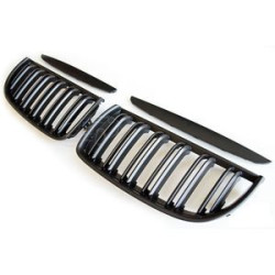 CALANDRE BMW SERIE 3 E90 BERLINE 9/2004-8/2008 NOIRE MAT HARICOT GRILLE DOUBLE