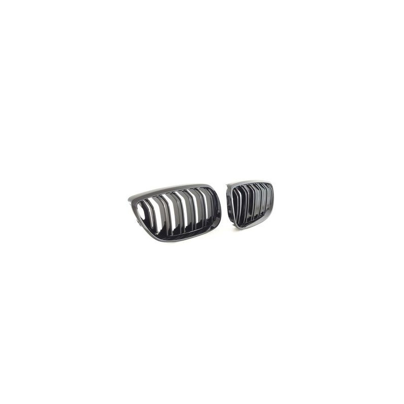 CALANDRE BMW SERIE 3 E93 E92 COUPE CABRIO 2006-2010 NOIRE BRILLANT GRILLE DOUBLE