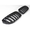 CALANDRE HARICOT DOUBLE NOIRE BRILLANT BMW SERIE 3 E90 E91 DE 09/2008 A 05/2012