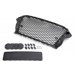 CALANDRE NID D'ABEILLE NOIR MAT AUDI A3 8V1 8VA 8V7 DE 4/2012-5/2016 POUR PDC